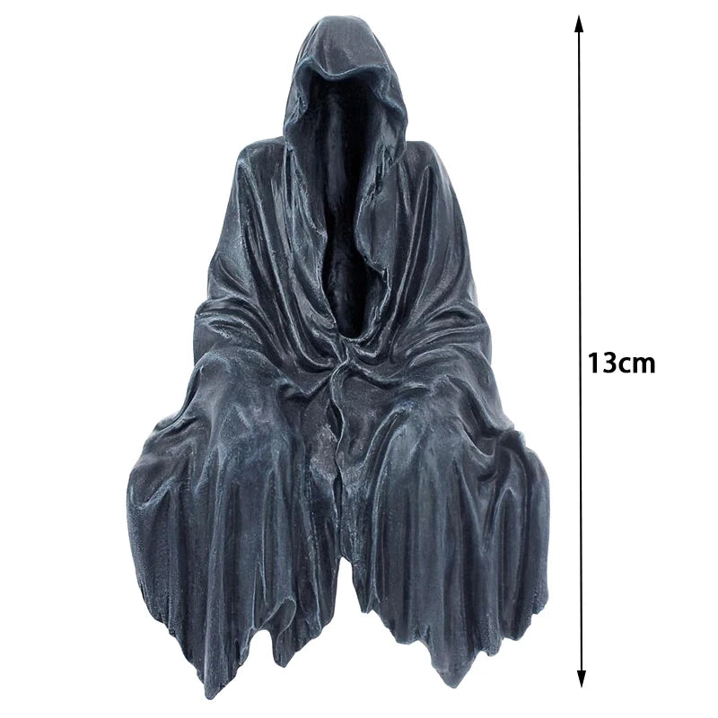 The Reaper Sitting Statue Gothic Sculptures For Home & Garden